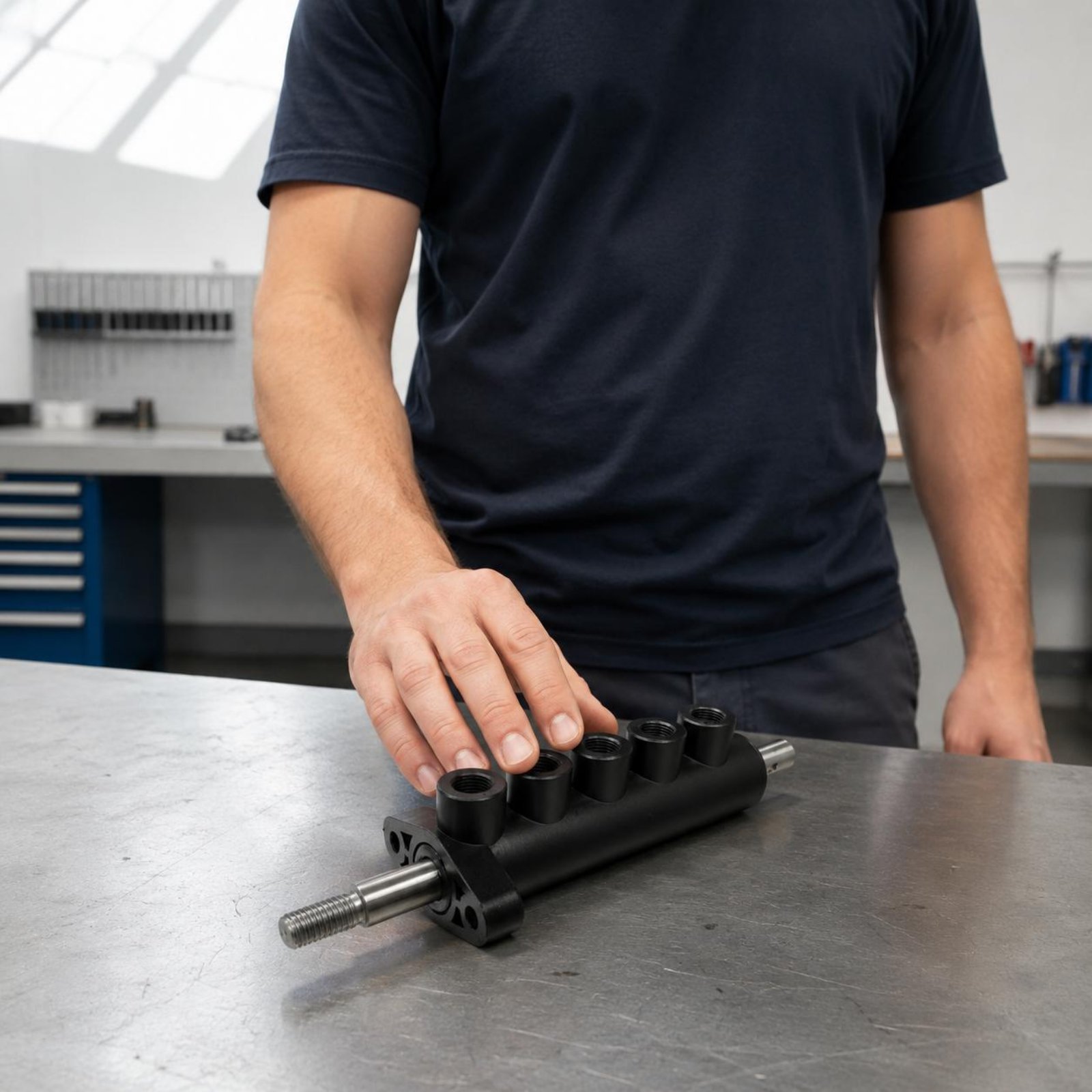 Tire Changer Machine - Bandenwisselaar Luchtventiel Zwart kunststof behuizing Voetbediende