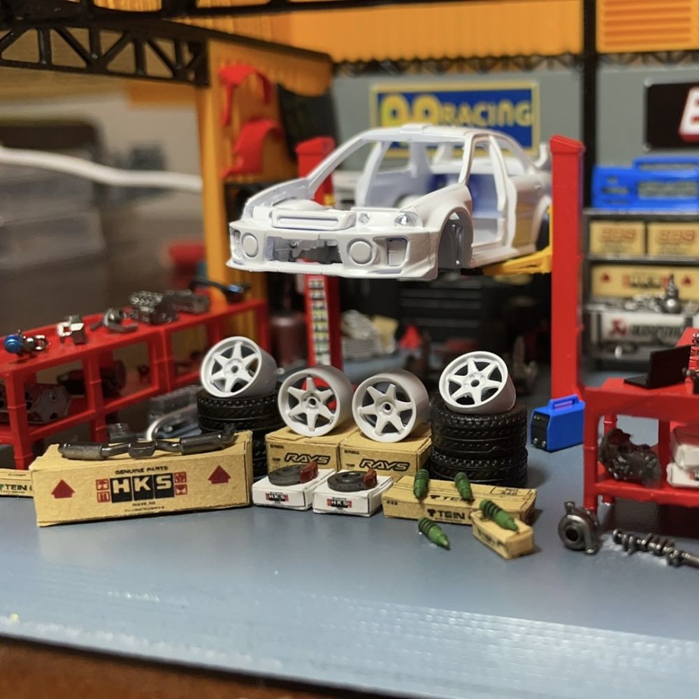 Diorama 1:64 Hub Caliper Model - Auto Repair Shop Japan recensie en prijs