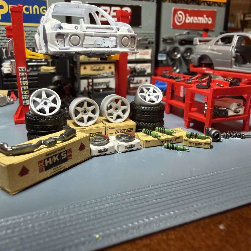Diorama 1:64 Hub Caliper Model - Auto Repair Shop Japan recensie en prijs