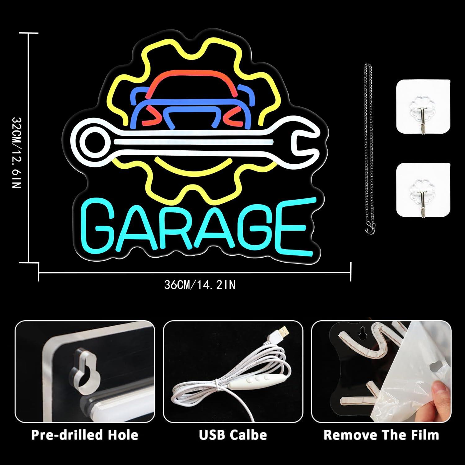 Garage Neonbord USB-aangedreve - Auto Repair Shop recensie en prijs