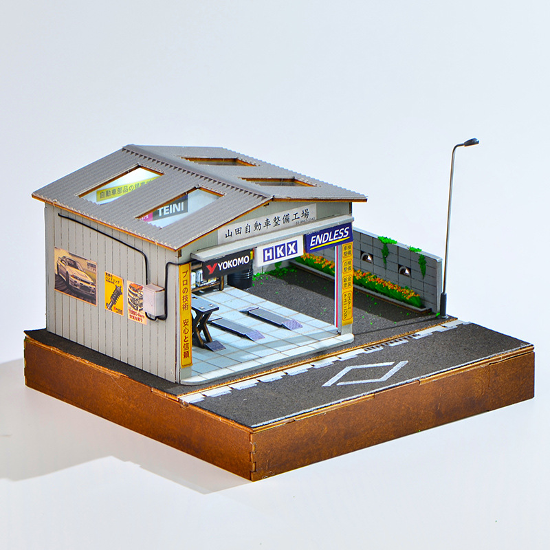 1:64 Schaal DIY Autoreparatiew - Auto Repair Shop recensie en prijs
