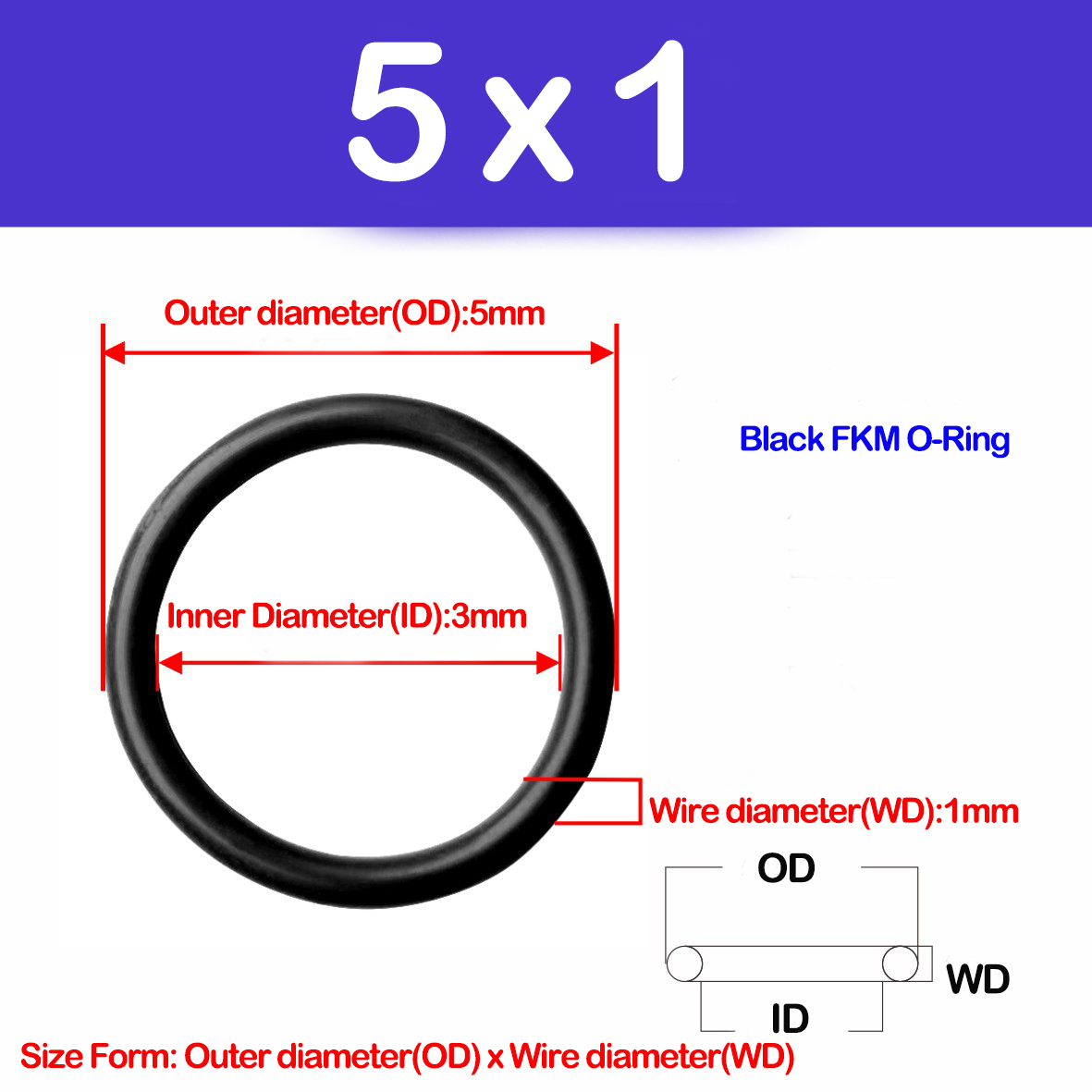 WD CS 1/1.2/1.5mm, NBR O Ring  - Auto Repair Cs recensie en prijs