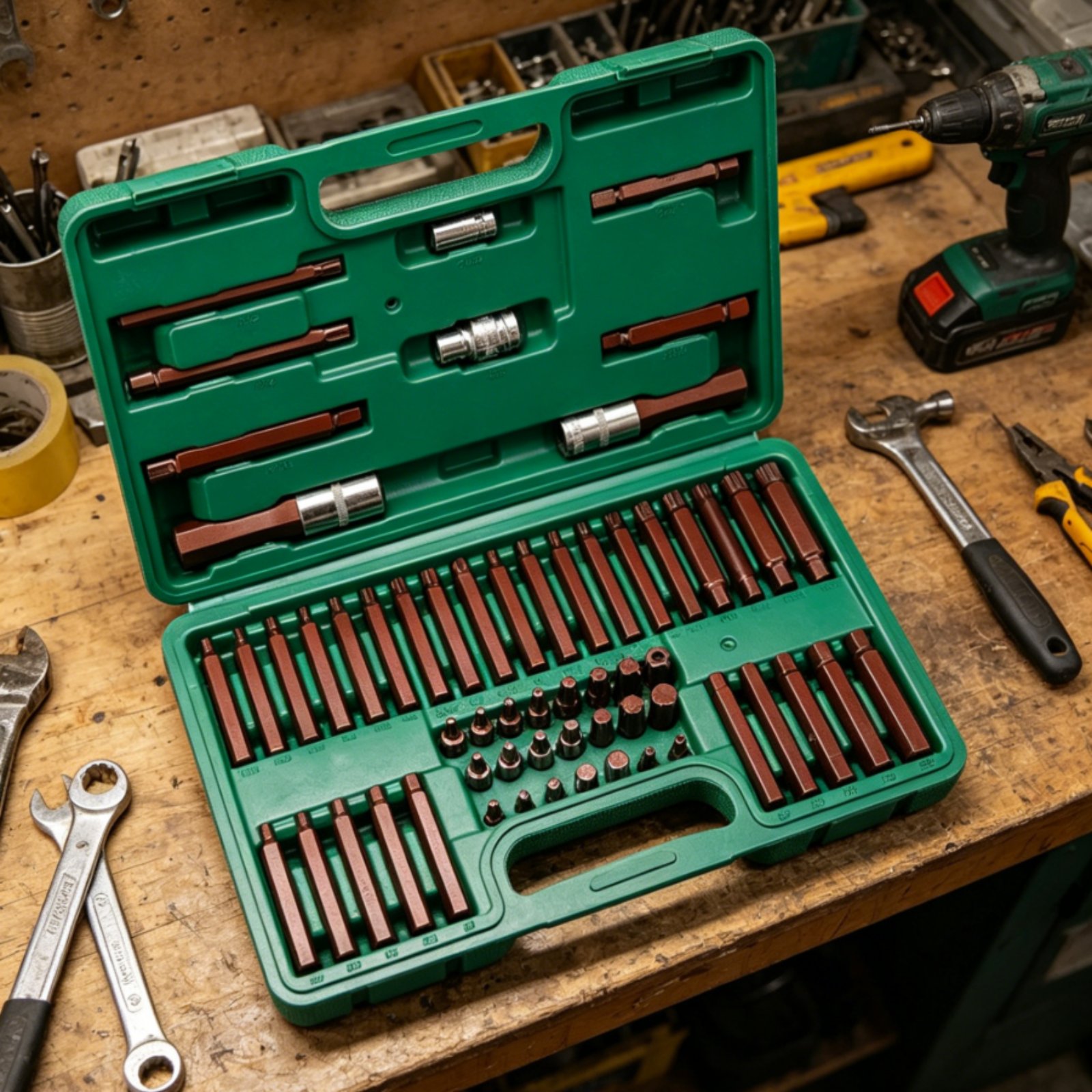 60-delige stervormige bitsset, - Auto Repair Shop recensie en prijs