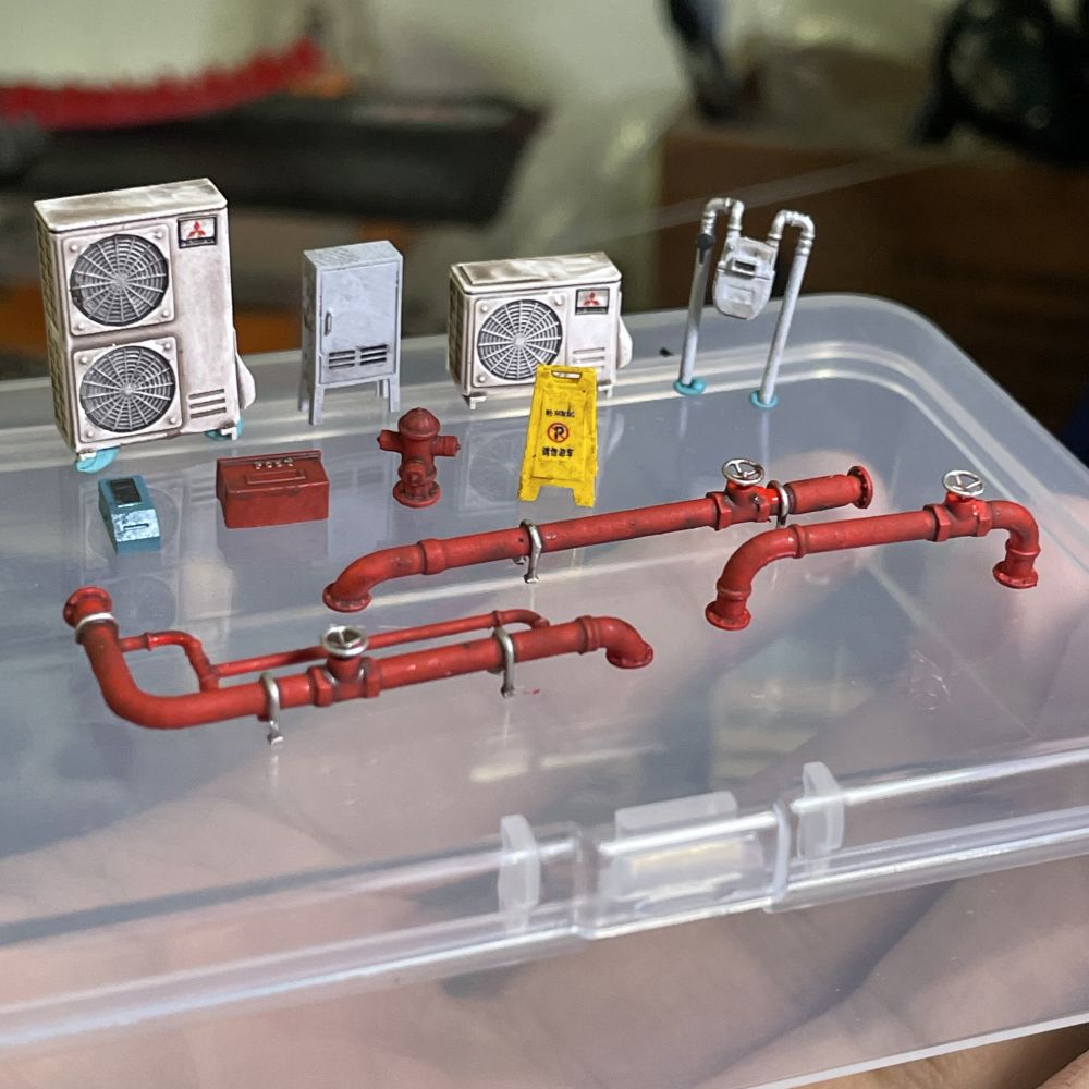 Diorama 1:64 Airconditioner Mo - Auto Repair Shop Japan recensie en prijs