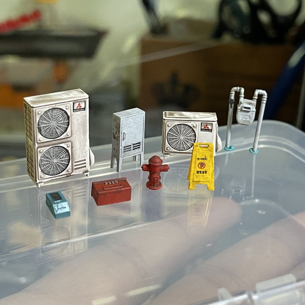 Diorama 1:64 Airconditioner Mo - Auto Repair Shop Japan recensie en prijs