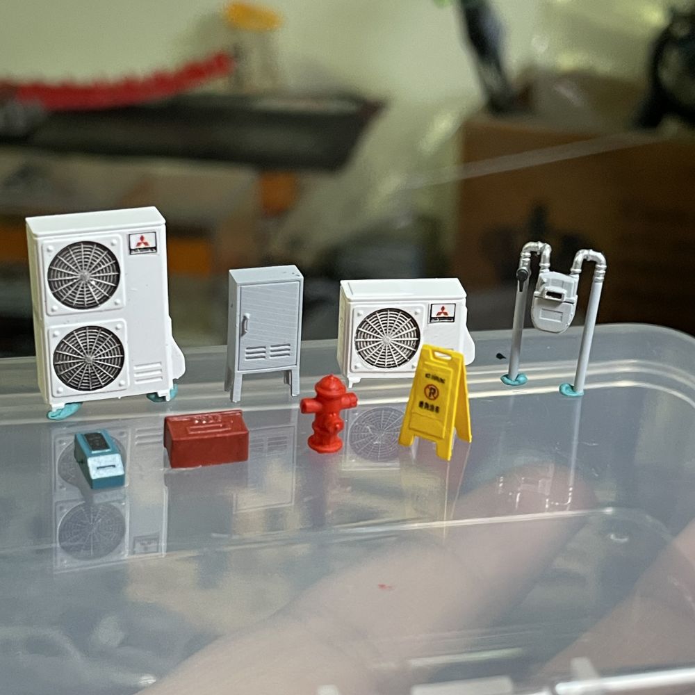 Diorama 1:64 Airconditioner Mo - Auto Repair Shop Japan recensie en prijs