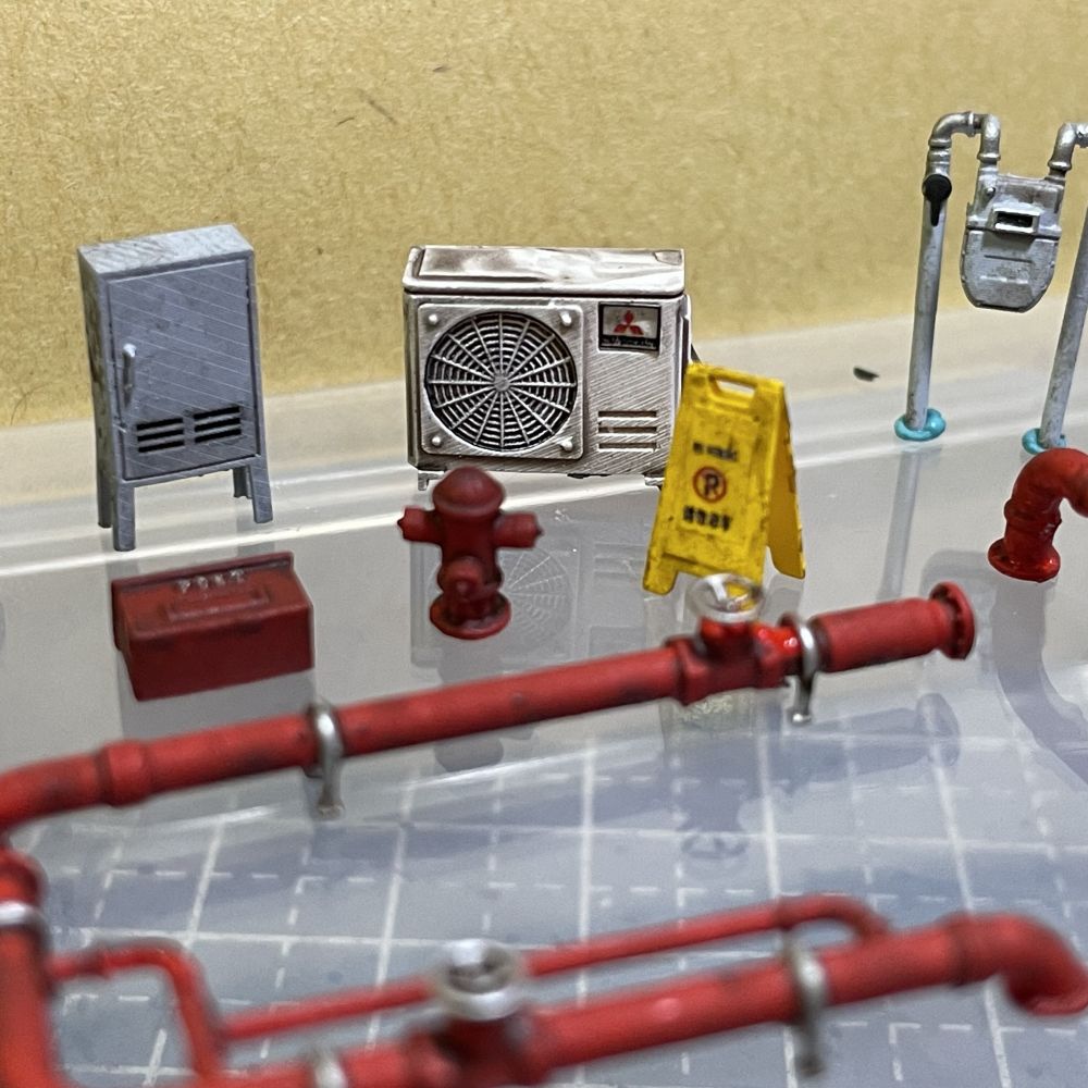 Diorama 1:64 Airconditioner Mo - Auto Repair Shop Japan recensie en prijs